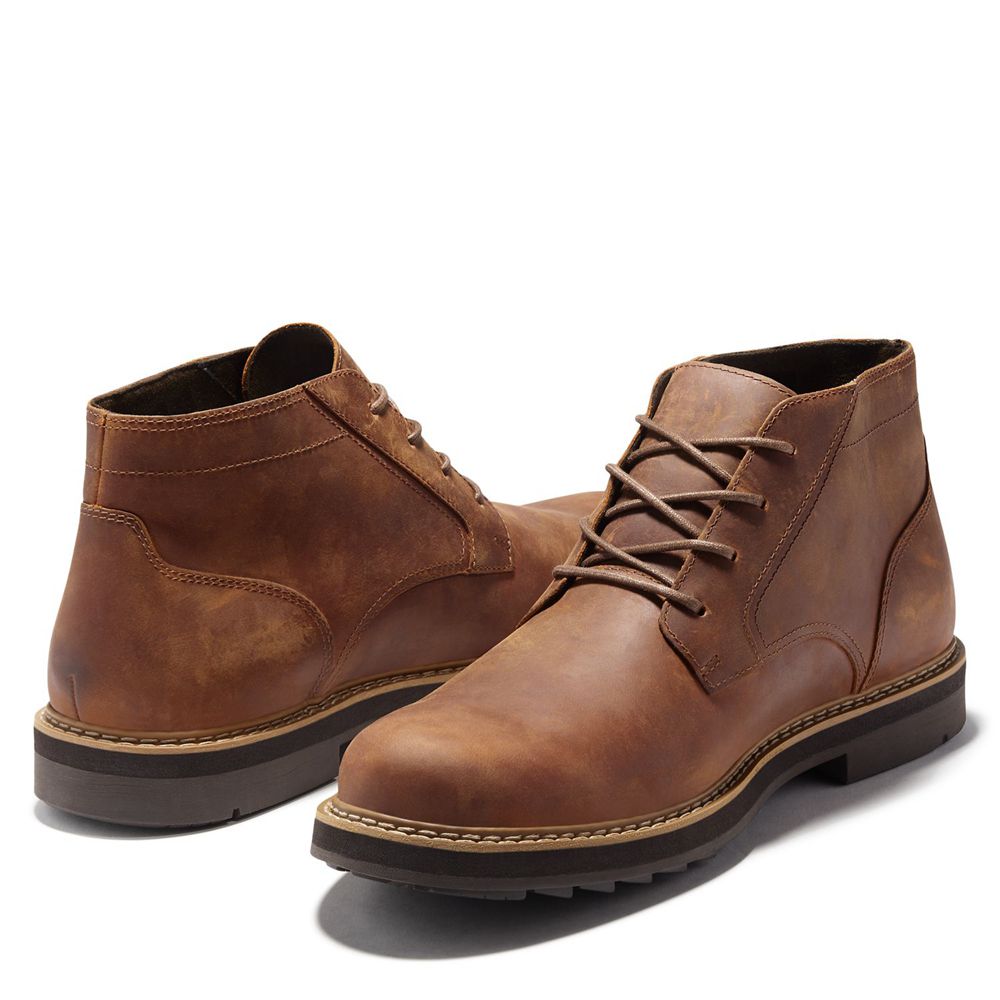 Timberland Chukka Μποτακια Ανδρικα Καφε - Squall Canyon Waterproof - Greece 5196403-XE